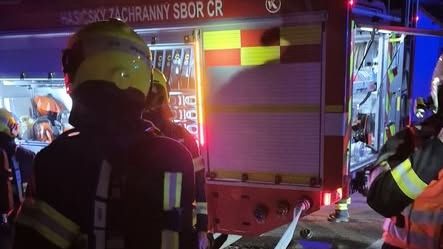 V Březnici na Zlínsku hořel rodinný dům